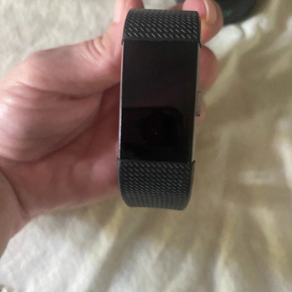 Fitbit Fitness Tracker with Black Adjustable Silicone Band
